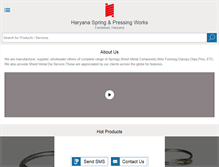 Tablet Screenshot of haryanaspring.com